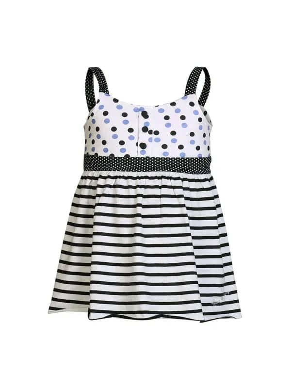 Gini and Jony Girls Roseatte Black Dress