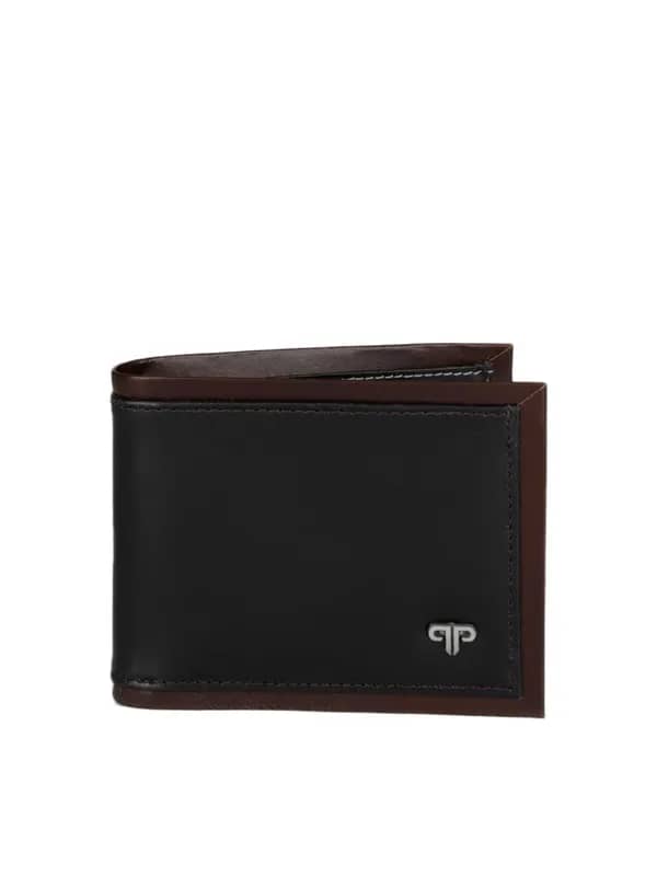 Provogue Men Black Leather Wallet