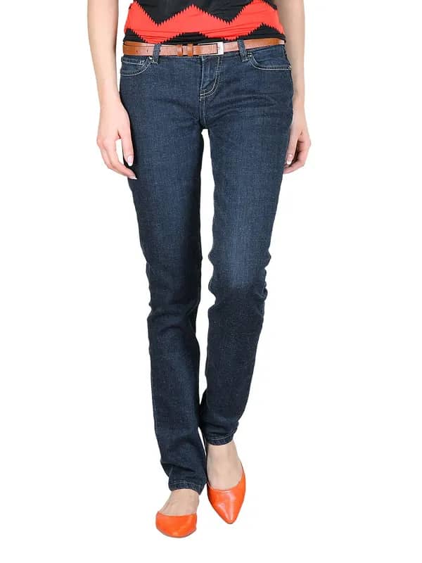 Tokyo Talkies Women Navy Slim Fit Jeans