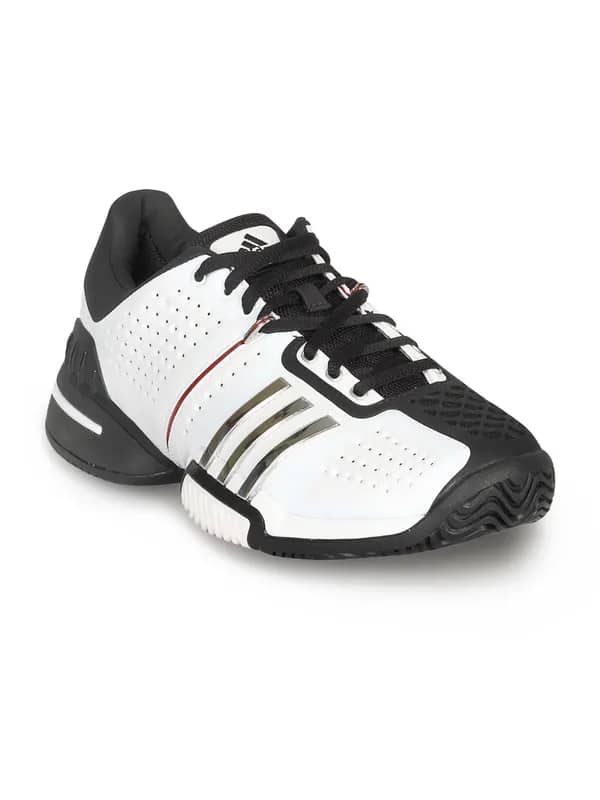 ADIDAS Men's Barricade 60 White Silver Black Shoe