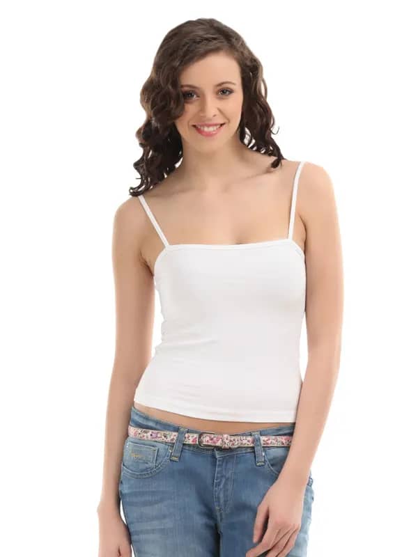 Femella Women White Camisole