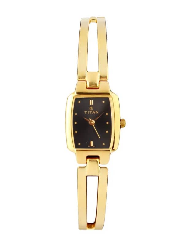 Titan Women Black Dial Watch
