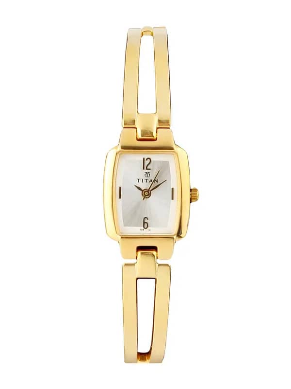 Titan Women Silver Dial Watch