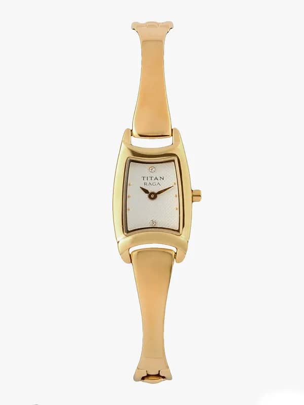 Titan Women White Dial Watch