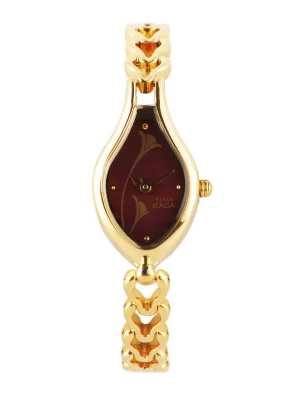Titan Women Maroon Dial Watch