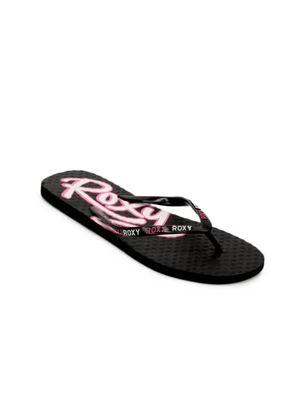 Roxy Women Black Flip Flops