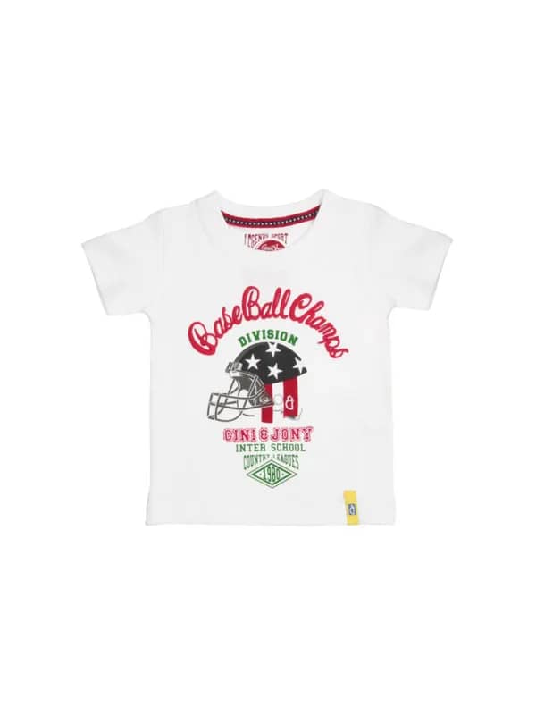Gini and Jony Boys Around the World White T-shirt