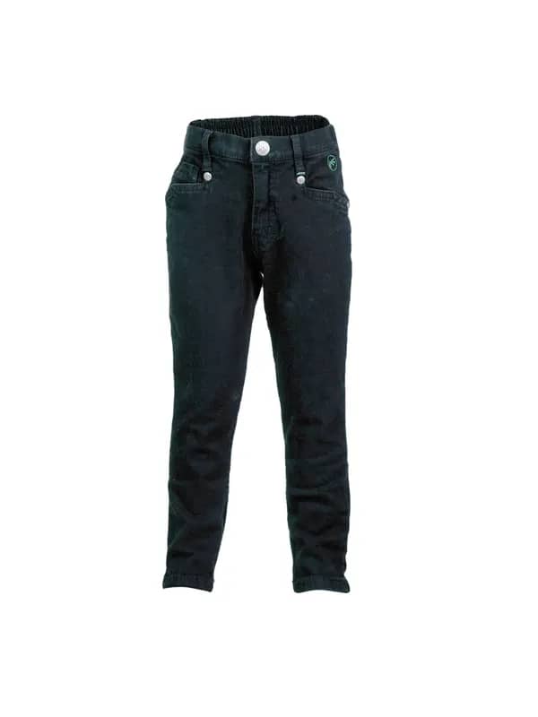 Palm Tree Girls Woven Black Jeans
