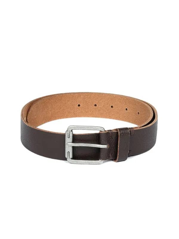 Lee Men Brown Leather Belt