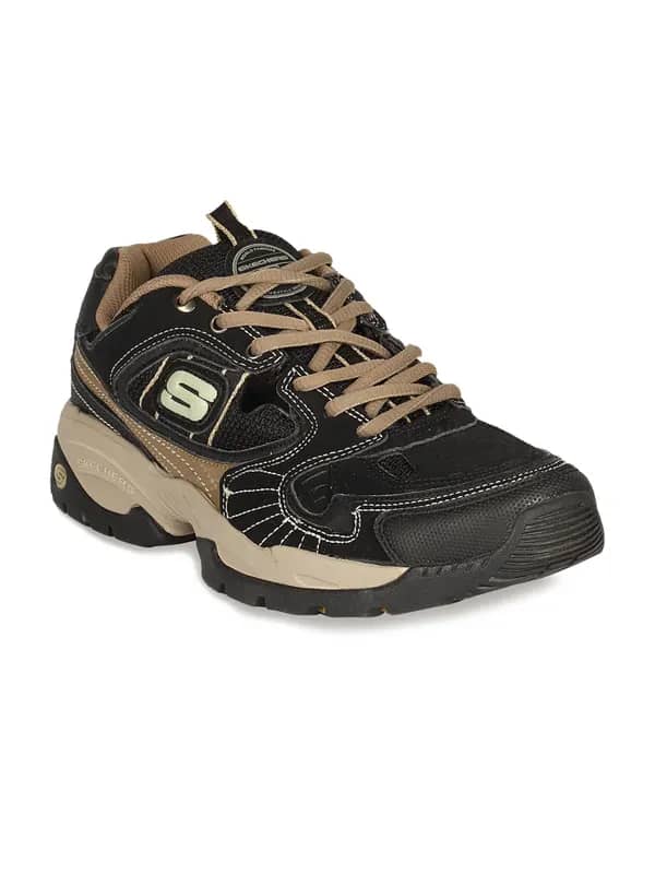 Skechers Men's Sparta Black Brown Shoe