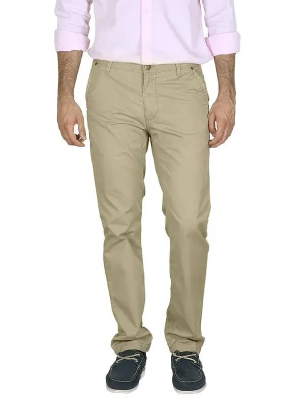 Highlander Men Khaki Trousers