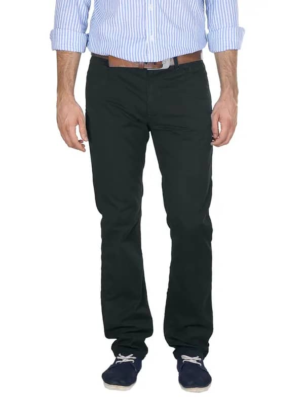 Highlander Men Black Trousers