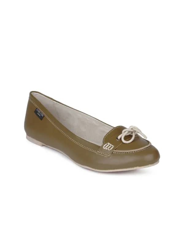Carlton London Women Olive Shoes