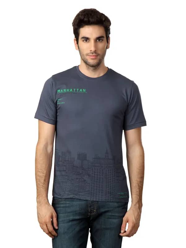 Locomotive Men Blue T-shirt