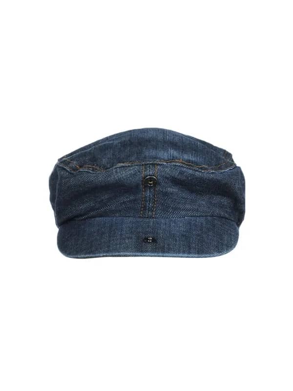 Basics Men Blue Beret Cap