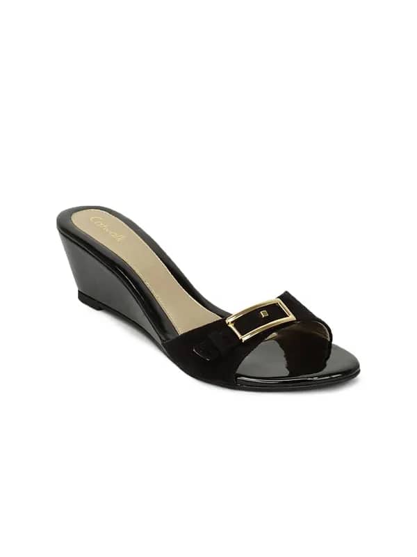 Catwalk Women Black Wedges
