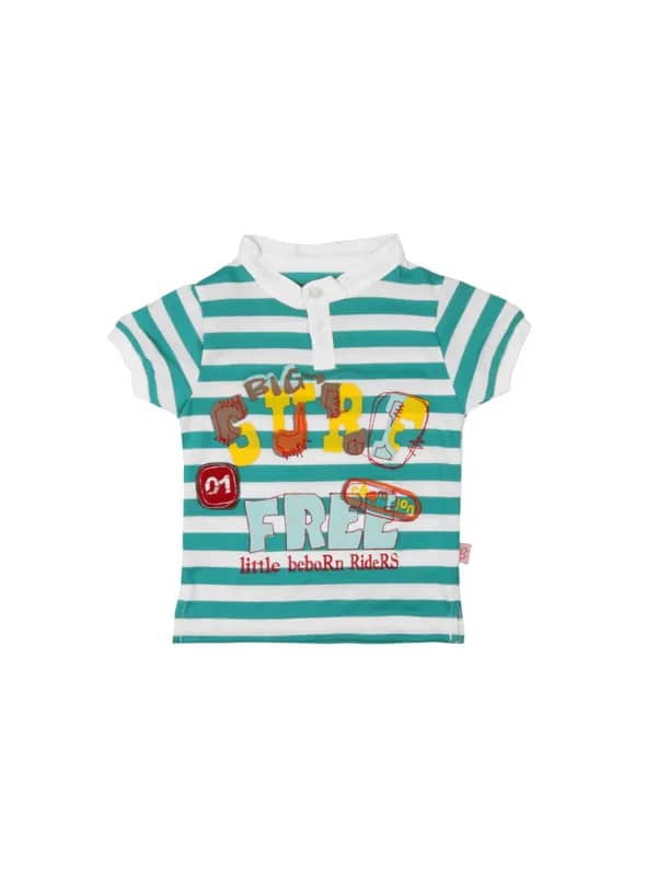 Doodle Boys Stripes Green T-shirt