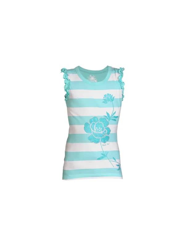 Gini and Jony Girls Summer Up Blue Top