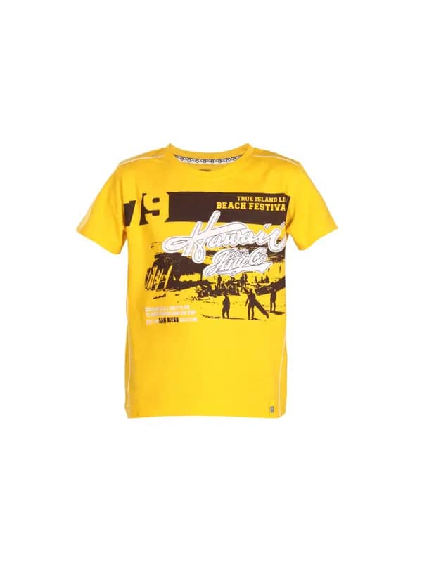 Gini and Jony Boys Under The SunYellow T-shirt