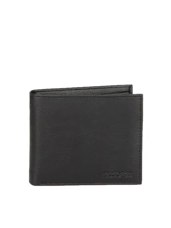 American Tourister Men Black Slim Fold Wallet