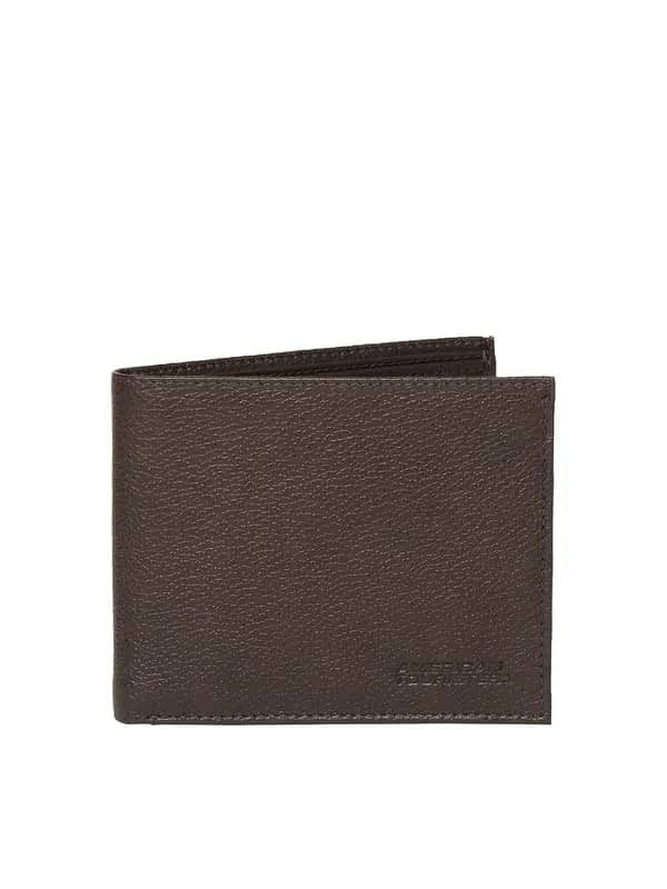 American Tourister Men Brown Slim Fold Wallet
