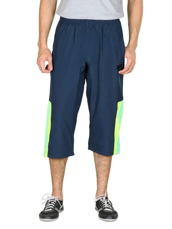 ADIDAS Men Navy Blue 3/4 Pant
