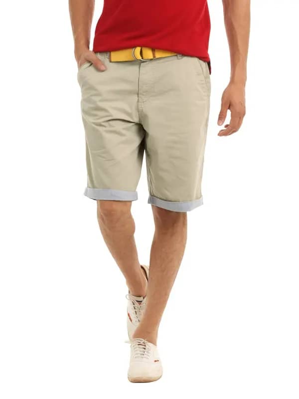 John Players Men Grey Shorts