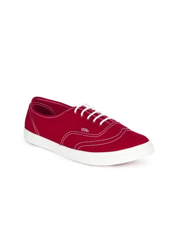 Vans Women Red Authentic Shoes
