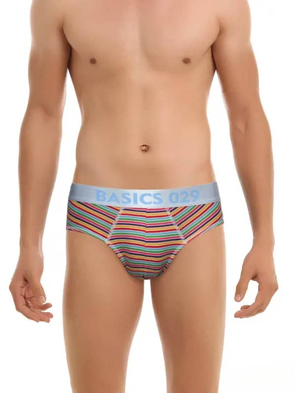 Basics Men Multicoloured Hip Brief