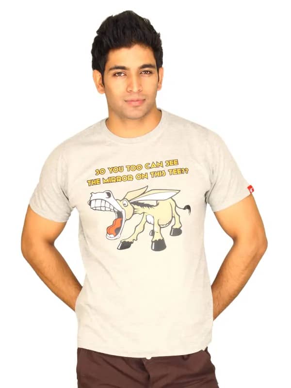 Probase Men's Mirror On The Grey T-shirt