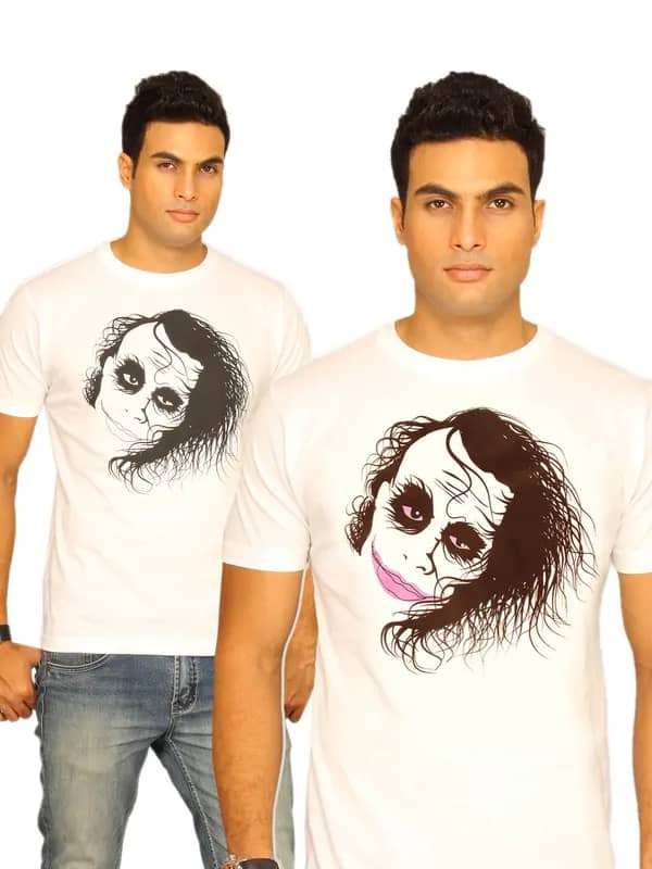 Inkfruit Men's Joker White UV T-shirt