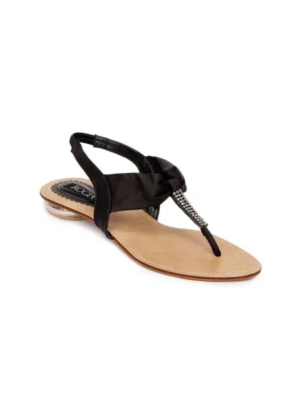 Rocia Women Black Sandals