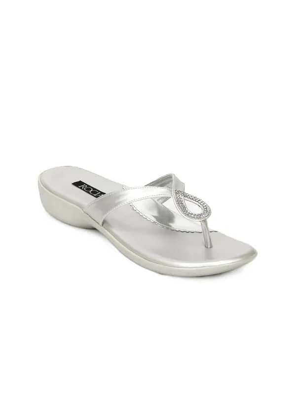 Rocia Women Silver Sandals