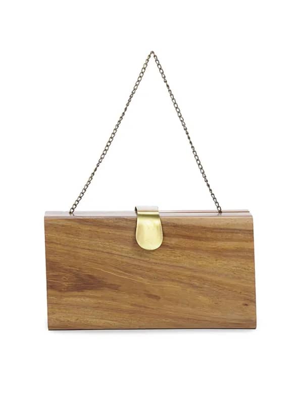 French Connection Women Brown Clutch