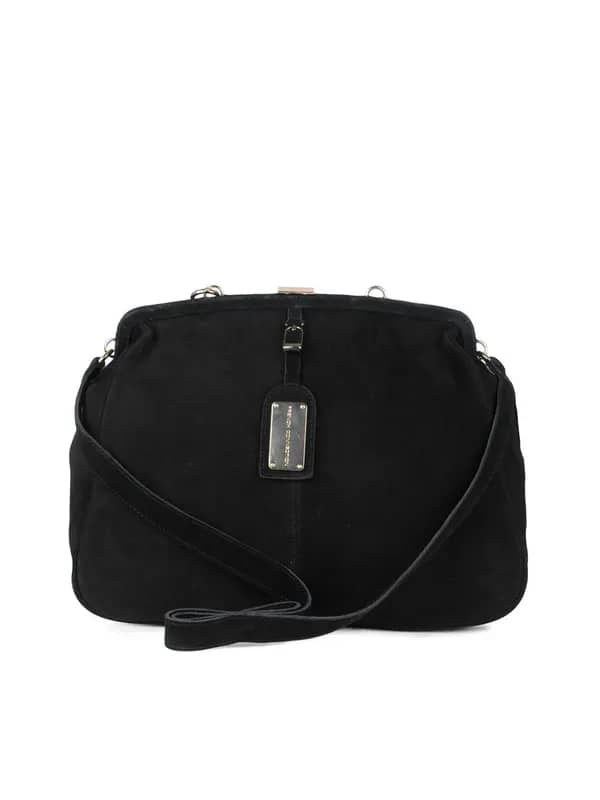 French Connection Women Black Dorris Handbag