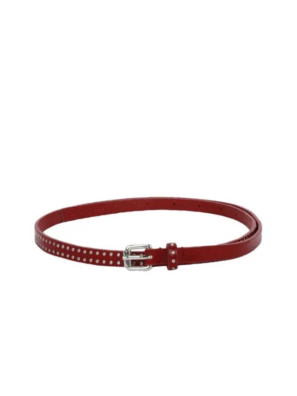 French Connection Women Red Belt