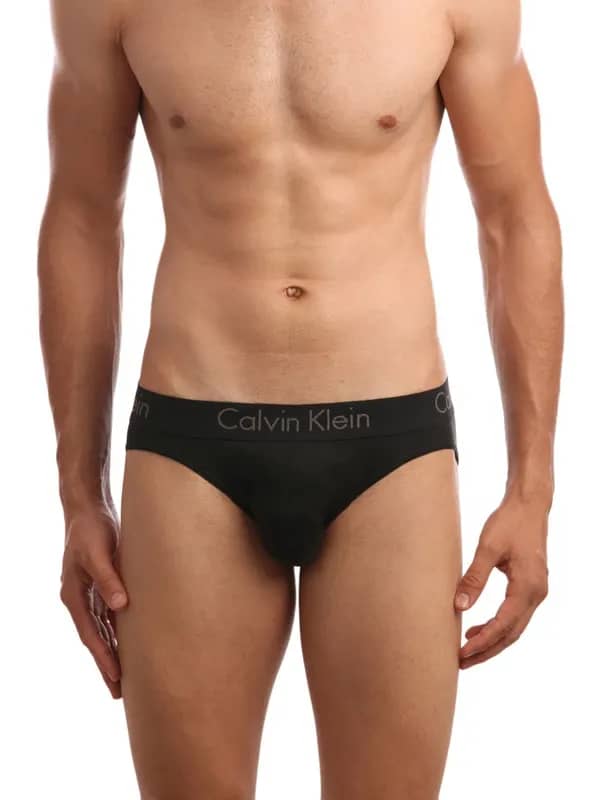 Calvin Klein Men Charcoal Grey Brief