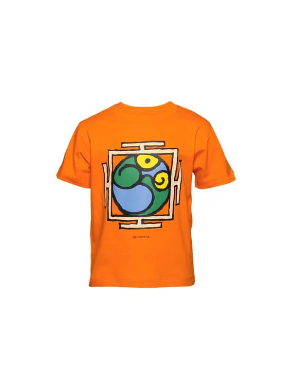 Tantra Kid's Unisex Yantra Om Orange Kidswear