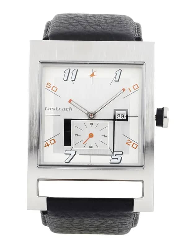 Fastrack Men Steel Dial Watch