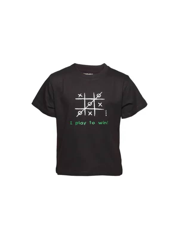 Tantra Kid's Unisex Play To Win Black Kidswear