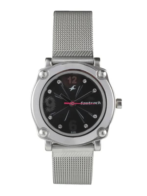 Fastrack Women Black Dial Watch