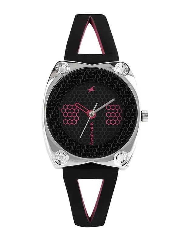Fastrack Women Black Dial Watch