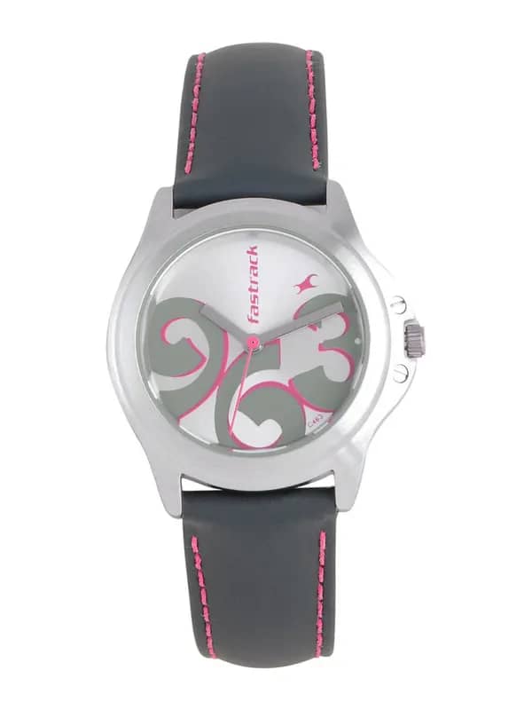 Fastrack Women Silver Dial Watch