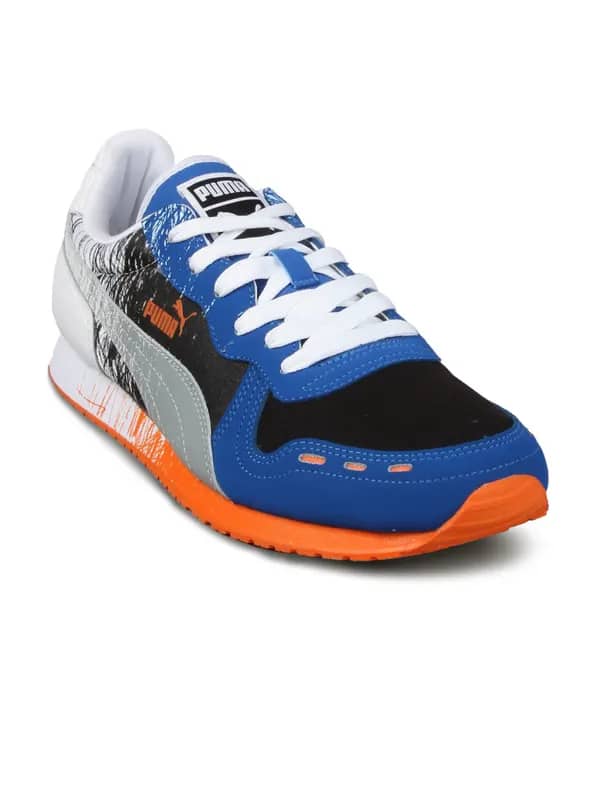 Puma Men's Graffiti Blue Black Orange Shoe