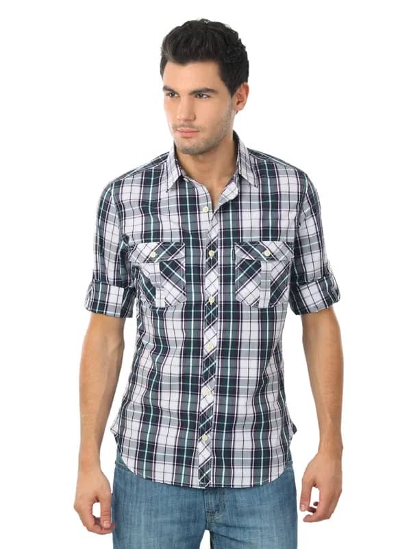 Scullers Men Purple Shirt