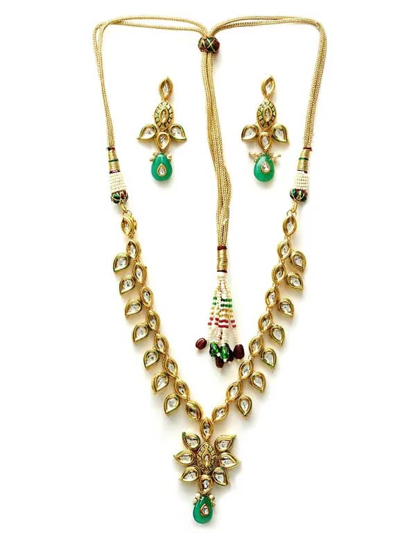 Royal Diadem Golden Jewellery Set
