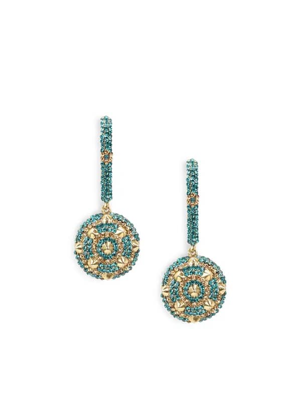 Royal Diadem Blue Earrings