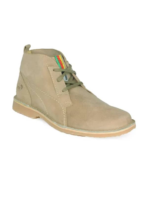 Puma Men Beige Terrae Mid Africa Shoes