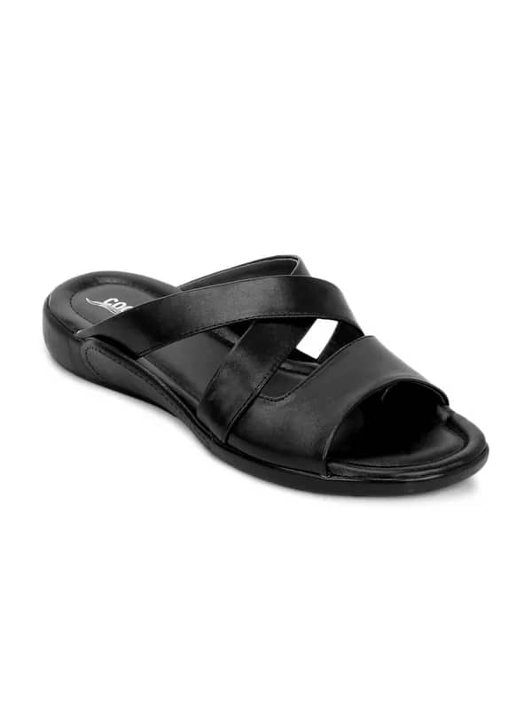 Coolers Men Black Sandals