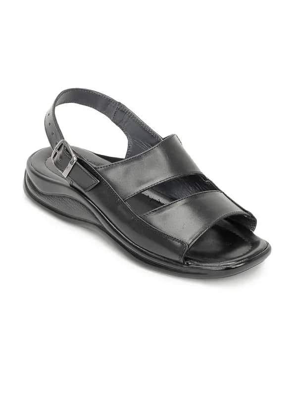 Coolers Men Black Sandals